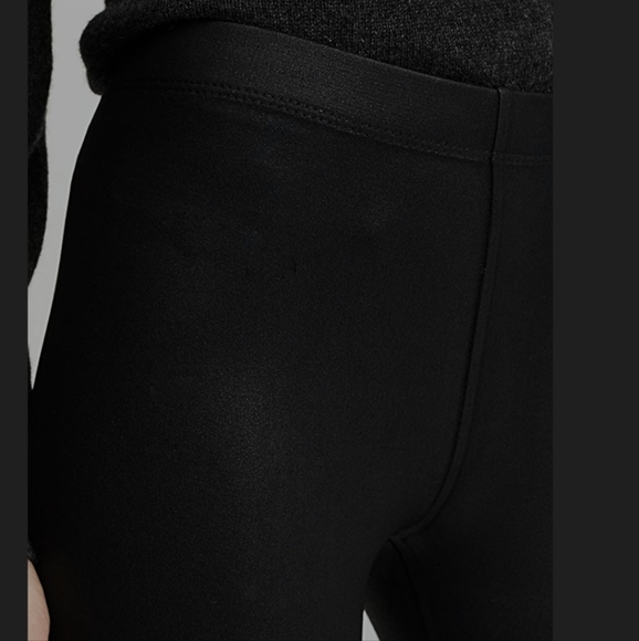 David Lerner The Classic Coated Brown Leggings - Picture 4 of 12